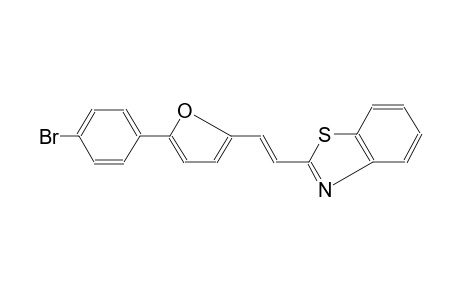 benzothiazole, 2-[(E)-2-[5-(4-bromophenyl)-2-furanyl]ethenyl]-