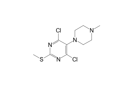 4,6-Dichloro-5-(4'-methylpiperazin-1'-yl)-2-(methylthio)-pyrimidine