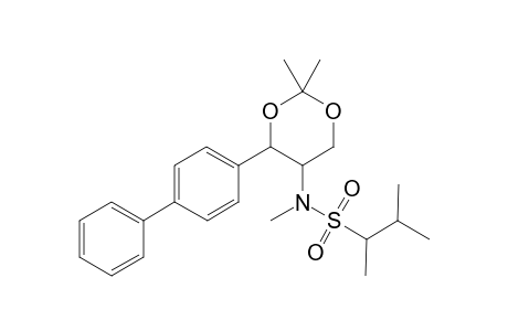 N-[4-{[(1',1''-Biphenyl-4'-yl)-2,2-dimethyl-1,3-dioxan-5-yl]-N,3-dimethylbutane-2-sulfonamide