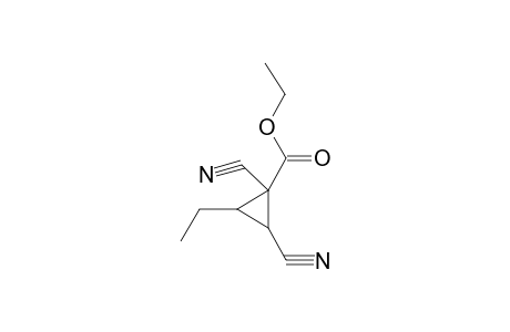cis-Ethyl 1,2-dicyano-3-ethylcyclopropanecarboxylate