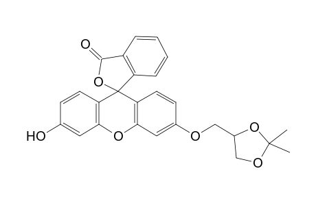 6'-Hydroxy-3'-(2,2-dimethyl-1,3-dioxolan-4-ylmethoxy)spiro(isobenzofuran-1(3H),9'(9'H)-xanthen)-3-one