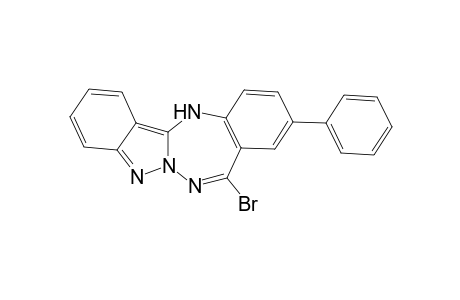 13-Bromo-2-phenyl-5H-indazolo[3,2-b]-1,3,4-benzotriazepine