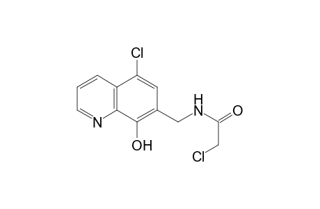 2-Chloro-N-[(5-chloro-8-hydroxy-7-quinolinyl)methyl]acetamide