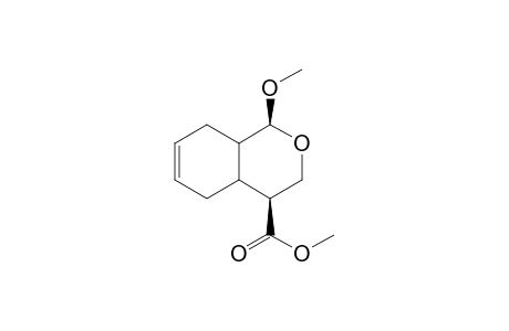 cis-1.beta.-Methoxy-4.beta.-carbomethoxy-4a,5,8,8a-tetrahydroisochroman