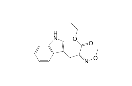 1H-Indole-3-propanoic acid, .alpha.-(methoxyimino)-, ethyl ester