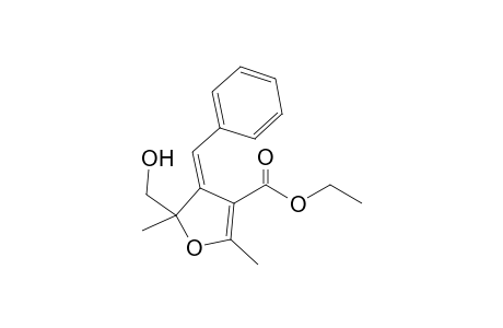 (4E)-4-benzal-2,5-dimethyl-5-methylol-furan-3-carboxylic acid ethyl ester