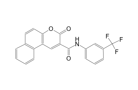 3-oxo-N-[3-(trifluoromethyl)phenyl]-3H-benzo[f]chromene-2-carboxamide