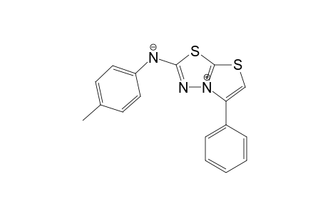 5-Phenylthiazolo[2,3-b]-1,3,4-thiadiazol-4-ium-2-(4-methylphenyl)aminide
