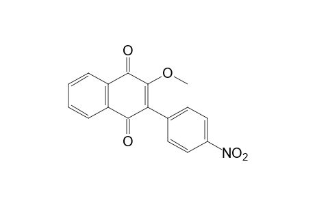 2-methoxy-3-(p-nitrophenyl)-1,4-naphthoquinone