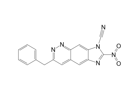 3-benzyl-8-cyano-7-nitroimidazo[4,5-g]cinnoline