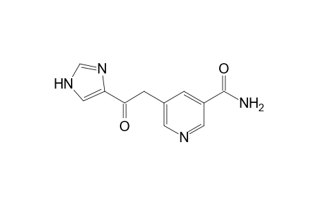 [Imidazol-4-yl] [(3-carbamoylpyrid-5-yl)methyl] ketone