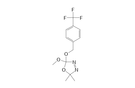 2-(PARA-TRIFLUOROMETHYL)-BENZYLOXY-2-METHOXY-5,5-DIMETHYL-DELTA(3)-1,3,4-OXADIAZOLINE