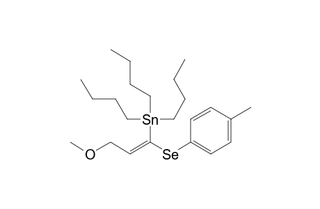 2-(Methoxymethyl)-.alpha.-[(p-tolyl)selenyl]vinyl-(tributyl)stannane