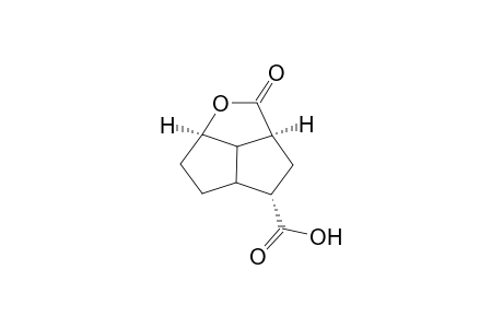 2H-Pentaleno[1,6-bc]furan-4-carboxylic acid, octahydro-2-oxo-, (2a.alpha.,4.beta.,4a.alpha.,6a.alpha.,6b.alpha.)-(.+-.)-