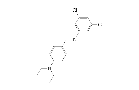 N-(3,5-Dichlorophenyl)-N-((E)-[4-(diethylamino)phenyl]methylidene)amine