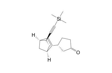 (3R*,1'S*,4'R*,5'R*,6'R*)-3-[6'-[(Trimethylsilyl)ethynyl]bicyclo[2.2.1]hepten-5'-yl]cyclopentanone