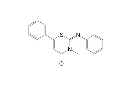 3-Methyl-2-phenylimino-2,3-dihydro-4-oxo-6-phenyl-4H-1,3-thiazine