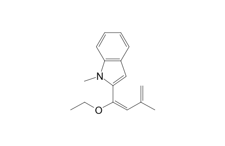 2-(1'-Ethoxy-3'-methylbuta-1',3'-dienyl)-1-methyl-1H-indole