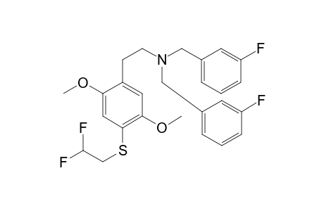 2C-T-21.5 N,N-bis(3-fluorobenzyl)
