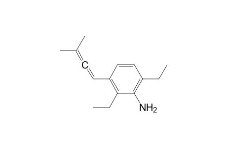 2,6-Diethyl-3-(3'-methylbuta-1',2'-dienyl)aniline