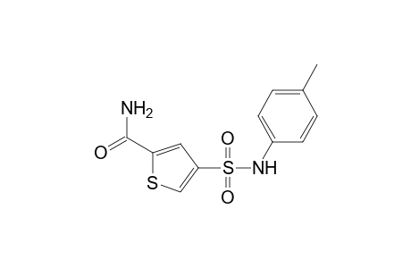 4-[(4-methylphenyl)sulfamoyl]thiophene-2-carboxamide