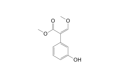 Benzeneacetic acid, 3-hydroxy-alpha-(methoxymethylene)-, methyl ester