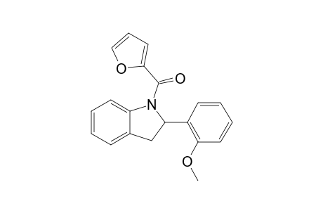 FURAN-2-YL-[2-(2-METHOXYPHENYL)-INDOLIN-1-YL]-METHANONE