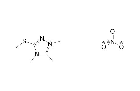 1,4,5-trimethyl-3-(methylsulfanyl)-4H-1,2,4-triazol-1-ium nitrate