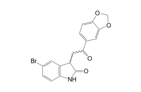 5-bromo-3-[3,4-(methylenedioxy)phenacylidene]-2-indolinone