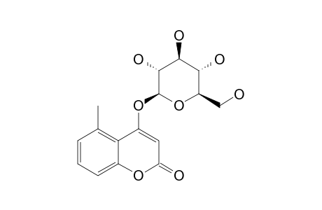 5-METHYLCOUMARIN-4-O-GLUCOPYRANOSIDE