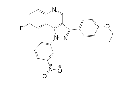 1H-pyrazolo[4,3-c]quinoline, 3-(4-ethoxyphenyl)-8-fluoro-1-(3-nitrophenyl)-