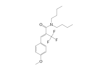 N,N-DIBUTYL-(Z)-3-(4-METHOXYPHENYL)-2-(TRIFLUOROMETHYL)-2-PROPENAMIDE