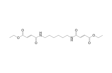 (E)-4-[6-[[(E)-4-ethoxy-1,4-dioxobut-2-enyl]amino]hexylamino]-4-oxo-2-butenoic acid ethyl ester