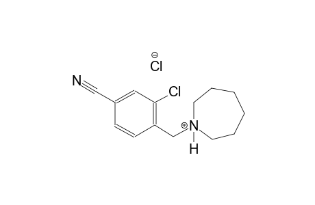 1H-azepinium, 1-[(2-chloro-4-cyanophenyl)methyl]hexahydro-, chloride