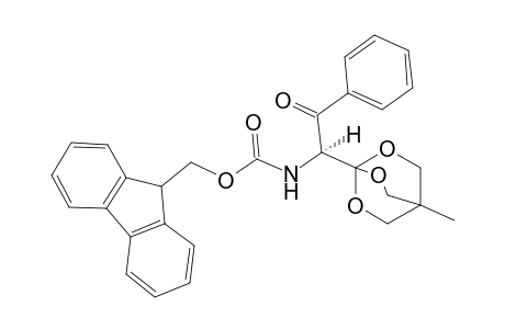 1-[N-(9-Fluorenylmethyloxycarbonyl)-(1S)-1-amino-2-phenyl-2-oxoethyl]-4-methyl-2,6,7-trioxabicyclo[2,2.2]octane Fmoc-L-phenylserine-OBO-ester