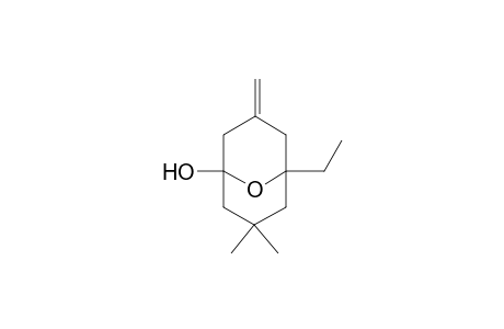 5-Ethyl-3,3-dimethyl-7-methylene-9-oxabicyclo[3.3.1]nonan-1-ol
