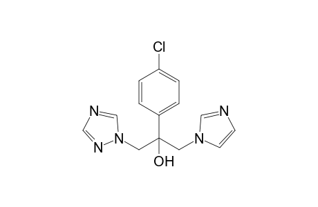 2-(4-Chlorophenyl)-1-(1-imidazolyl)-3-(1,2,4-triazol-1-yl)-2-propanol