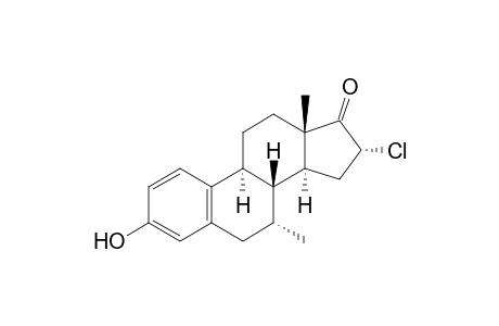 (7R,8R,9S,13S,14S,16R)-16-chloranyl-7,13-dimethyl-3-oxidanyl-7,8,9,11,12,14,15,16-octahydro-6H-cyclopenta[a]phenanthren-17-one