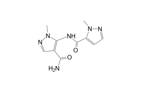 1-methyl-5-{[(1-methyl-1H-pyrazol-5-yl)carbonyl]amino}-1H-pyrazole-4-carboxamide
