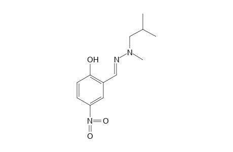 Salicylaldehyde, 5-nitro-, isobutylmethylhydrazone