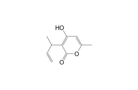 3-(3-buten-2-yl)-4-hydroxy-6-methyl-2-pyrone