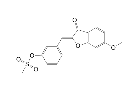 3(2H)-benzofuranone, 6-methoxy-2-[[3-[(methylsulfonyl)oxy]phenyl]methylene]-, (2Z)-