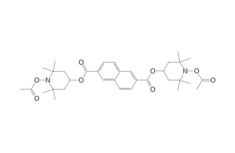 2,6-Naphthalenedicarboxylic acid, bis[1-(acetyloxy)-2,2,6,6-tetramethyl-4-piperidinyl]ester