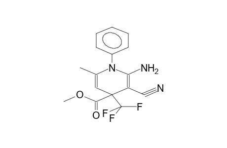 1-PHENYL-2-AMINO-3-CYANO-4-TRIFLUOROMETHYL-4-METHOXYCARBONYL-6-METHYL-1,4-DIHYDROPYRIDINE