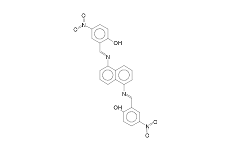 1,5-BIS(2-HYDROXY-5-NITROBENZYLIDENEAMINO)NAPHTHALENE