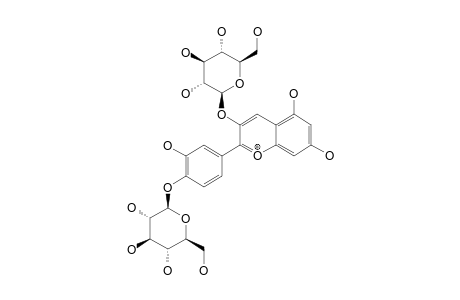 CYANIDIN-3,4'-DI-O-BETA-GLUCOPYRANOSIDE