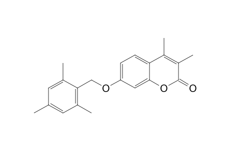 2H-1-Benzopyran-2-one, 3,4-dimethyl-7-[(2,4,6-trimethylphenyl)methoxy]-
