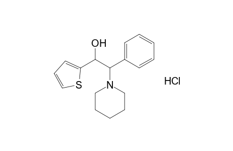 beta-PHENYL-alpha-2-THIENYL-1-PIPERIDINEETHANOL, HYDROCHLORIDE