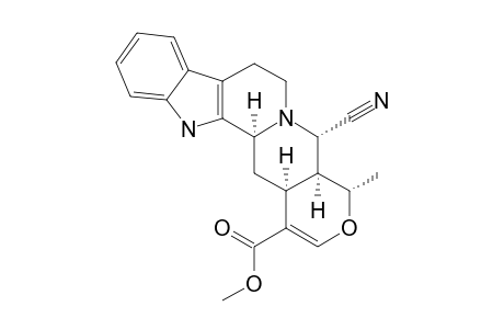 (+/-)-21-ALPHA-CYANO-TETRAHYDROALSTONINE