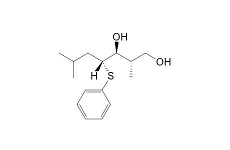 (2S,3S,4R)-2,6-dimethyl-4-(phenylthio)heptane-1,3-diol